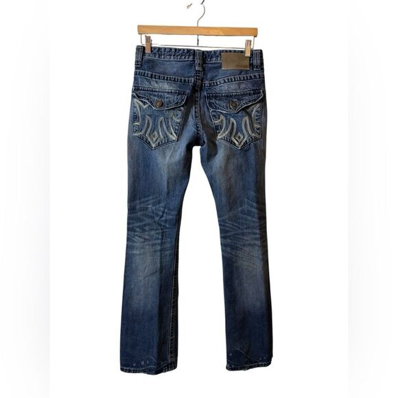 Mek dnm denim blue jeans oaxaca slim boot 30X34 30 X 34 - Picture 2 of 7